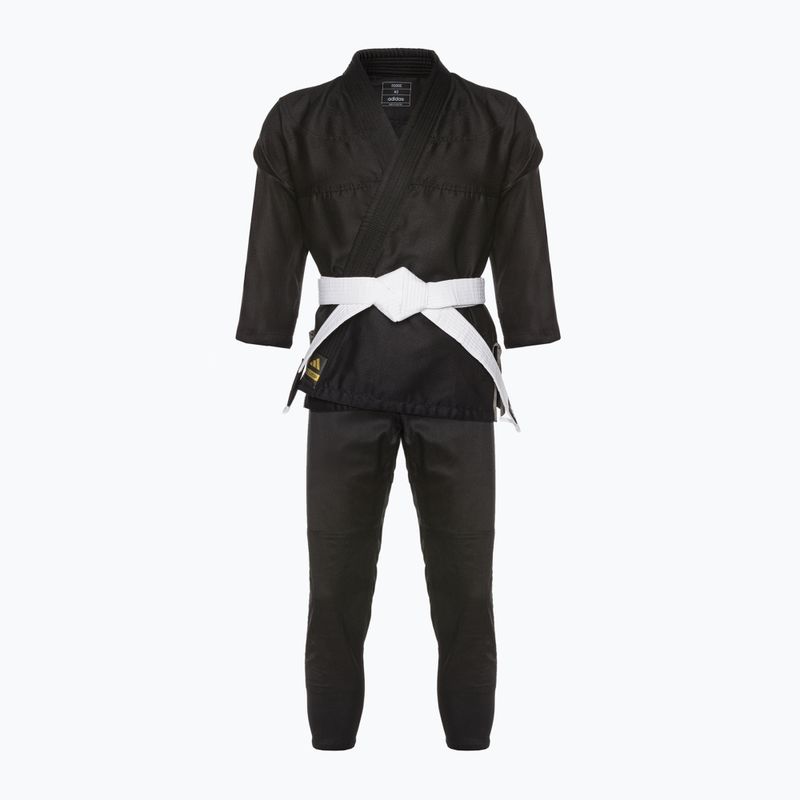 GI brazilų džiudžitsu vaikams adidas Rookie black/gold