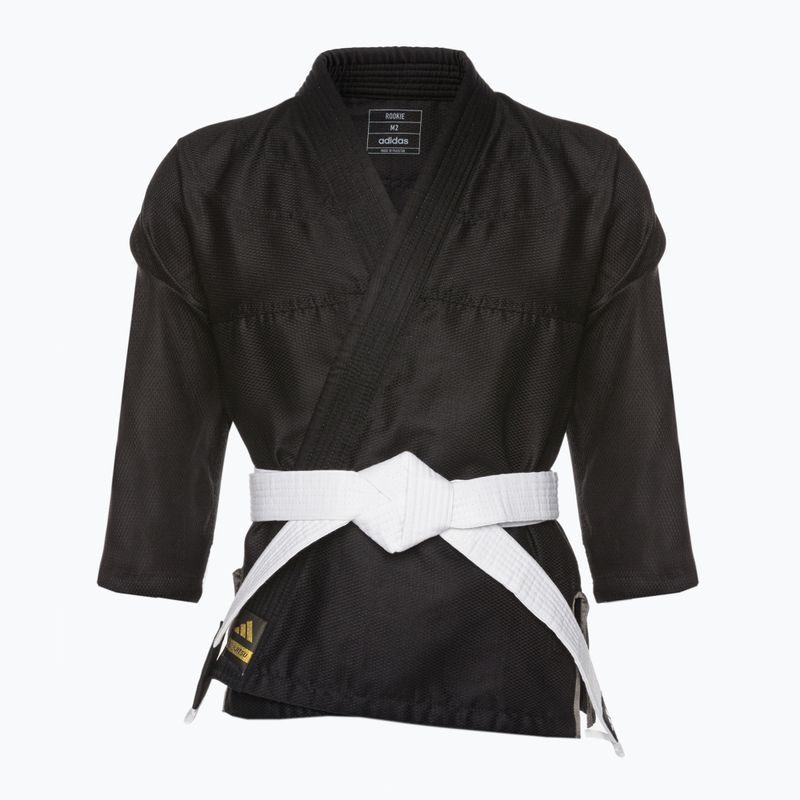 GI brazilų džiudžitsu vaikams adidas Rookie black/gold 2