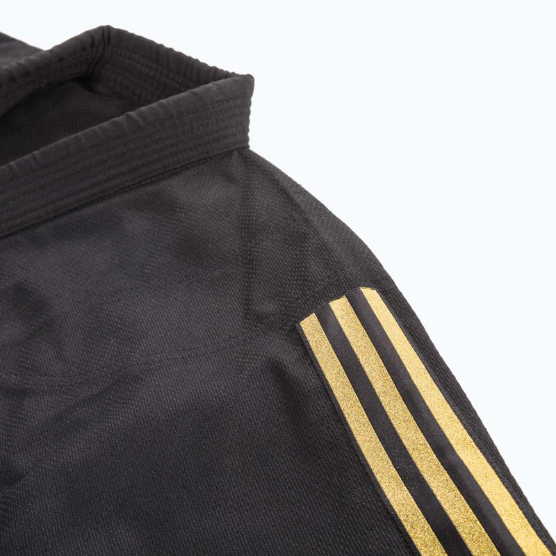 GI brazilų džiudžitsu adidas Rookie black/gold 8