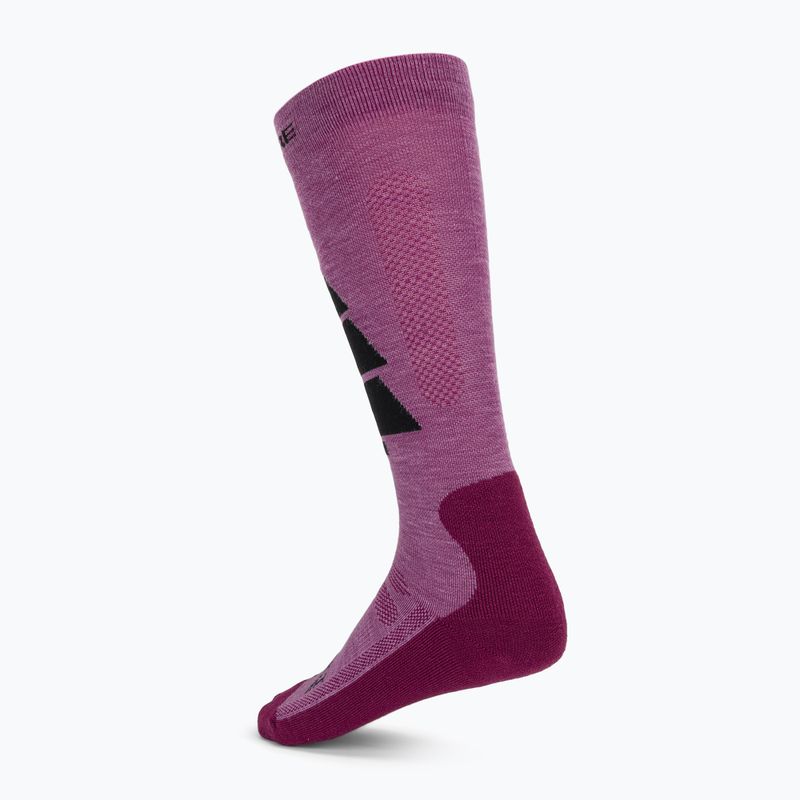 Slidinėjimo kojinės Picture Wooling bright magenta 2