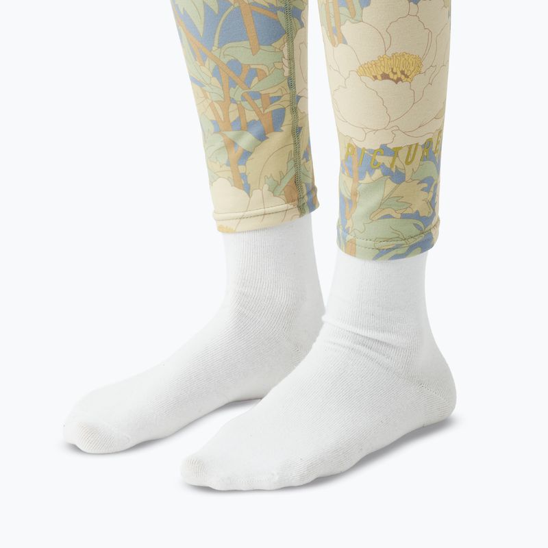 Moteriškos termoaktyvios tamprės Picture Milita Printed timeless flower print 6