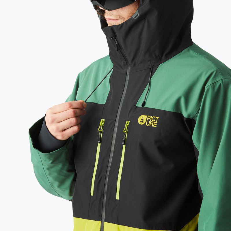 Vyriška slidinėjimo striukė Picture Object smoke pine black 5