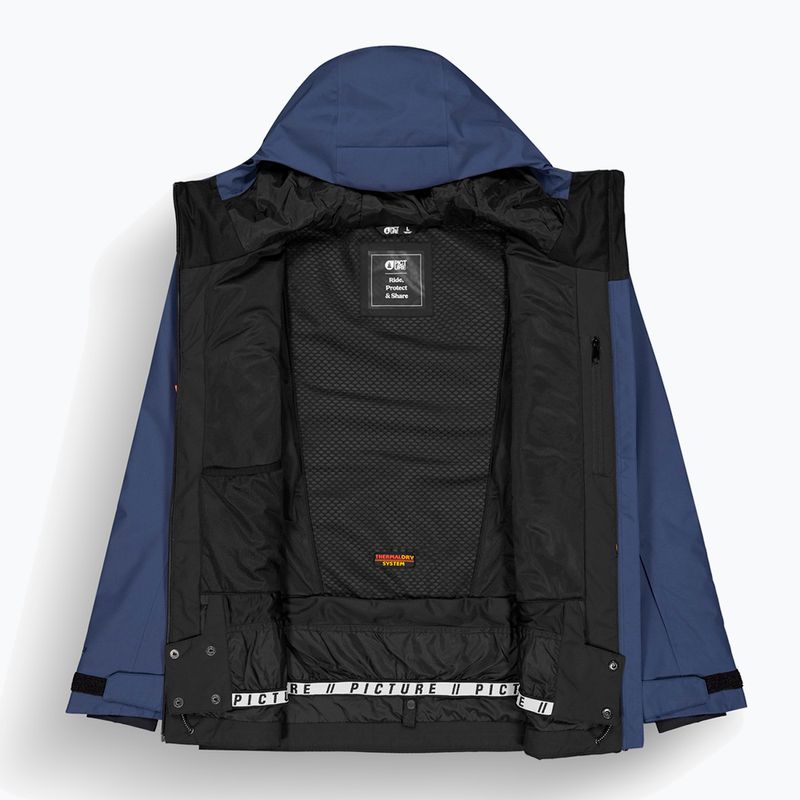 Vyriška slidinėjimo striukė Picture Object parrot blue neon flare 14