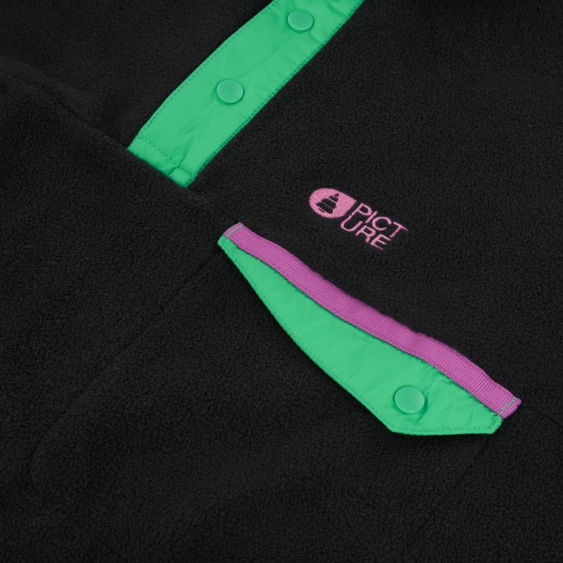 Vyriškas slidinėjimo flisinis džemperis Picture Arcca 1/4 Zip black 8