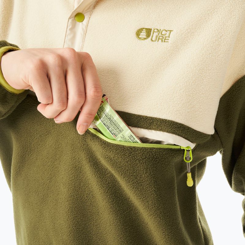 Moteriškas slidinėjimo flisinis džemperis Picture Arcca 1/4 Zip tobacco 5