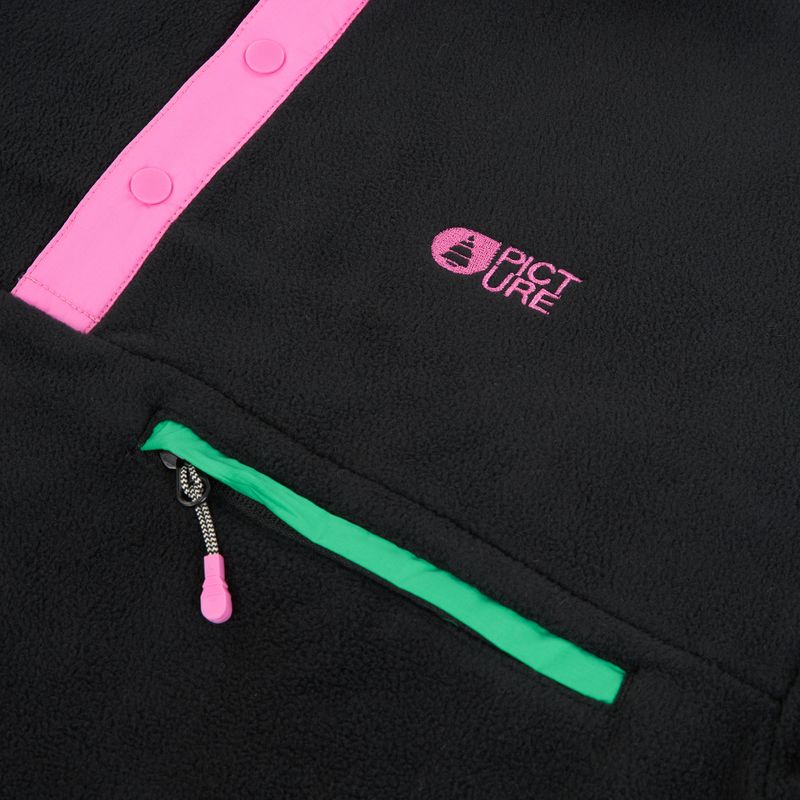 Moteriškas slidinėjimo flisinis džemperis Picture Arcca 1/4 Zip black 9