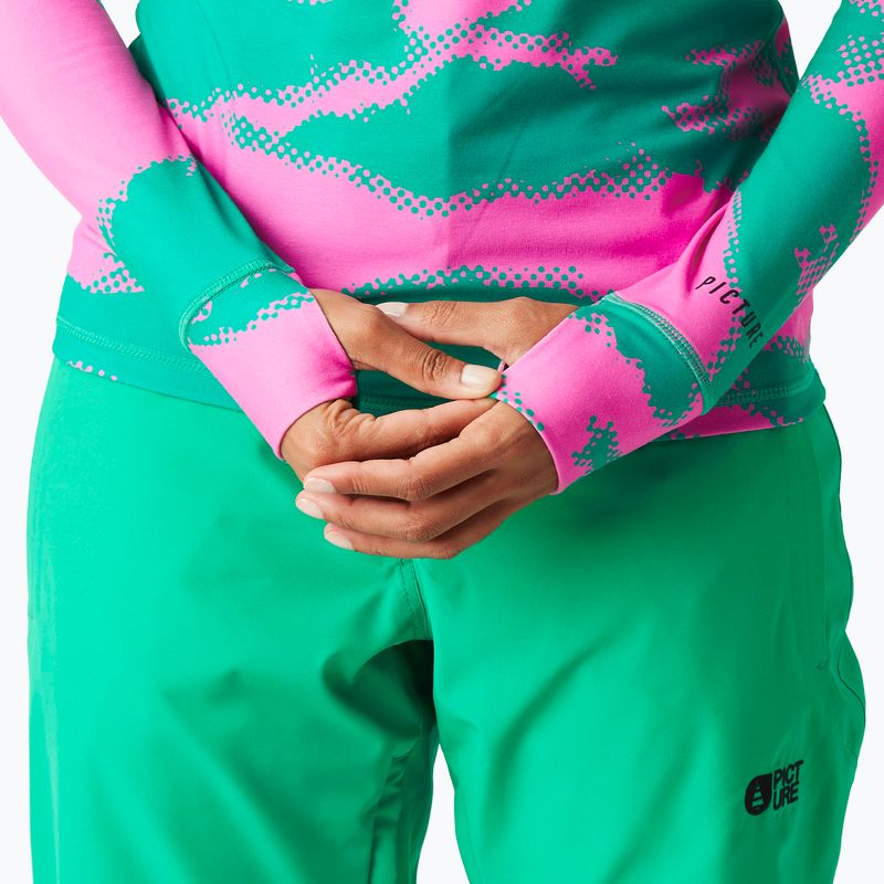 Moteriški termoaktyvūs marškinėliai ilgomis rankovėmis Picture Milita Printed retro bliss print 4