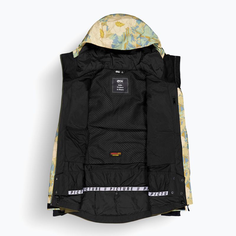 Moteriška slidinėjimo striukė Picture Exa timeless flower print 3