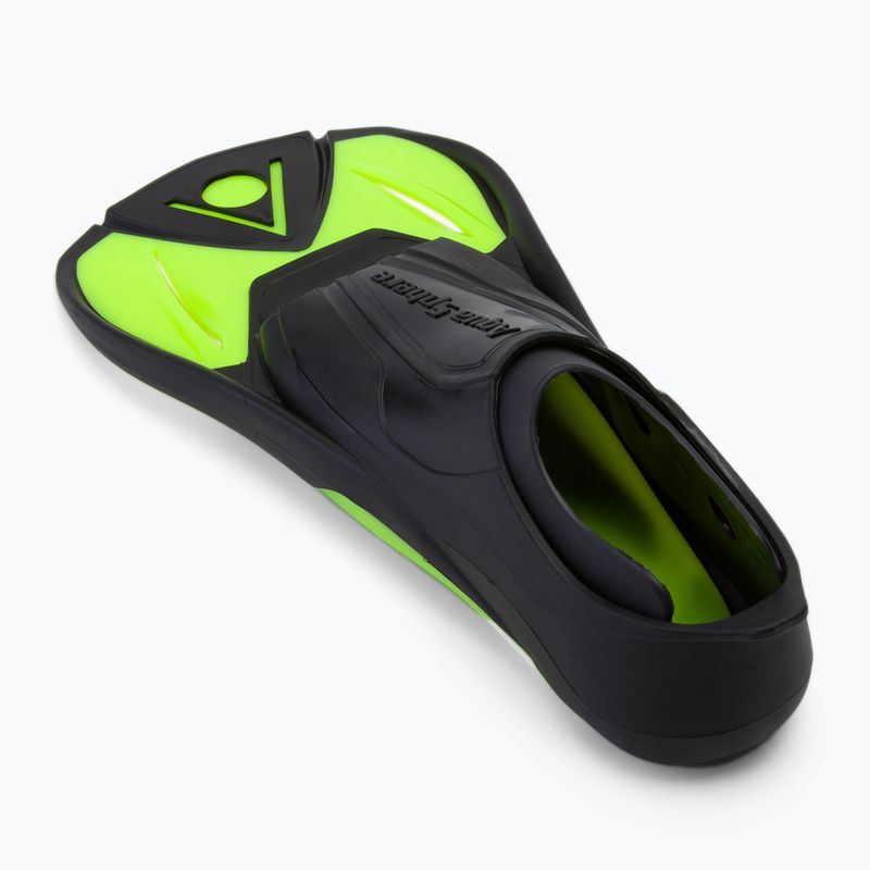 Aquasphere Microfin vaikiški plaukimo pelekai geltoni/juodi 4