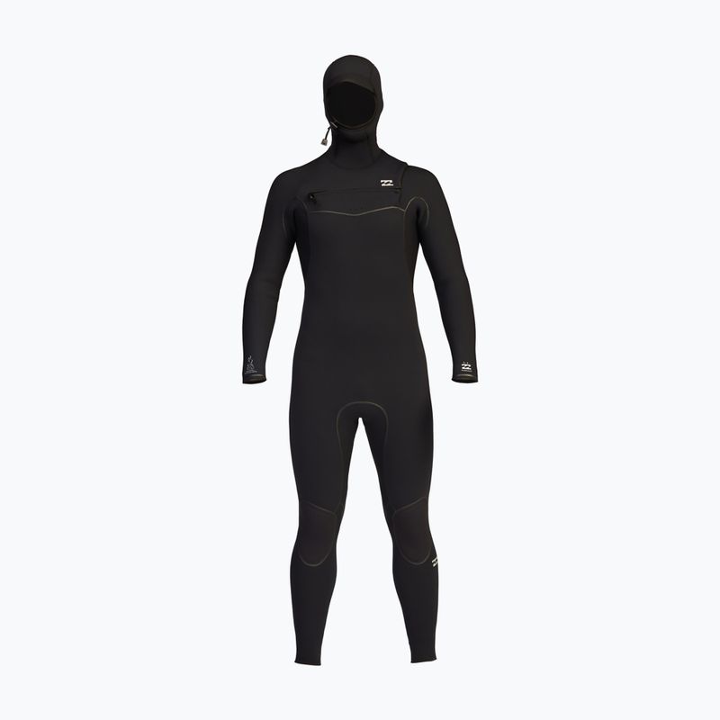 Vyriškos Billabong 5/4 Furnace Hooded CZ Full Black Plaukimo putos 8