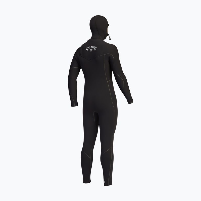 Vyriškos Billabong 5/4 Furnace Hooded CZ Full Black Plaukimo putos 9