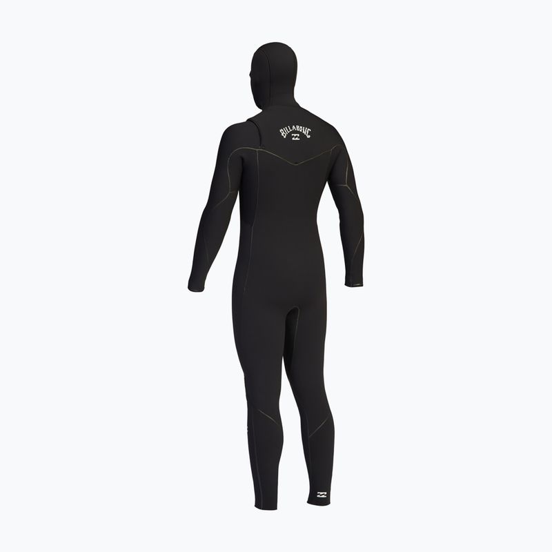 Vyriškos Billabong 5/4 Furnace Hooded CZ Full Black Plaukimo putos 10