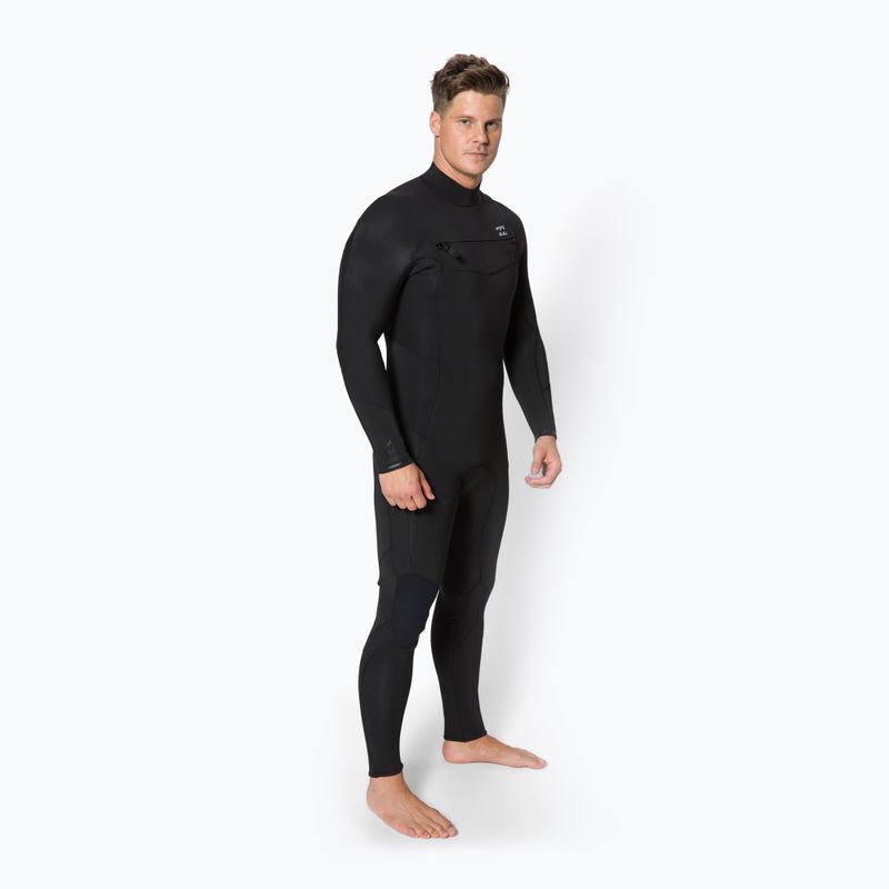 Vyriškas Billabong 5/4 Absolute CZ Full black hash foam maudymosi kostiumėlis 2