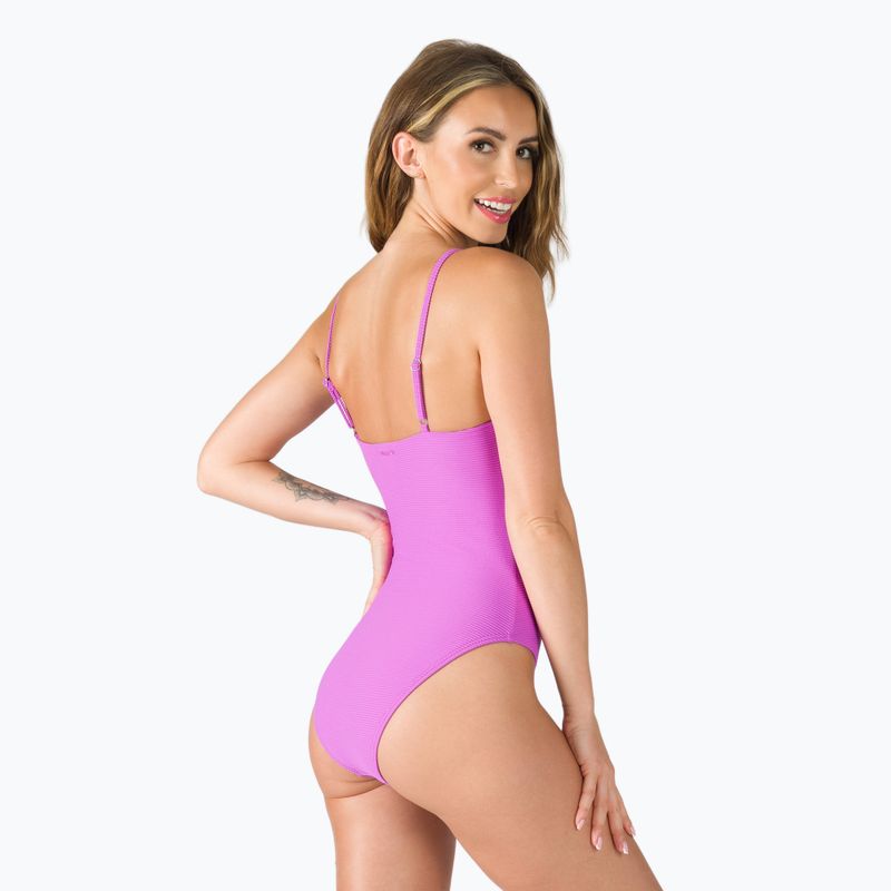 Moteriškas vientisas maudymosi kostiumėlis Billabong Tanlines bright orchid 3