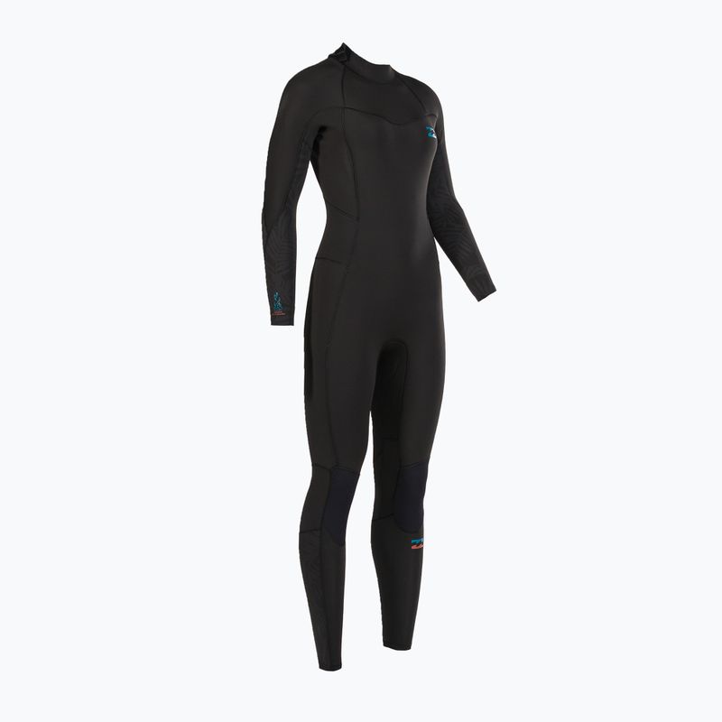 Billabong 4/3 Synergy BZ Full black palms moteriškas hidrokostiumas