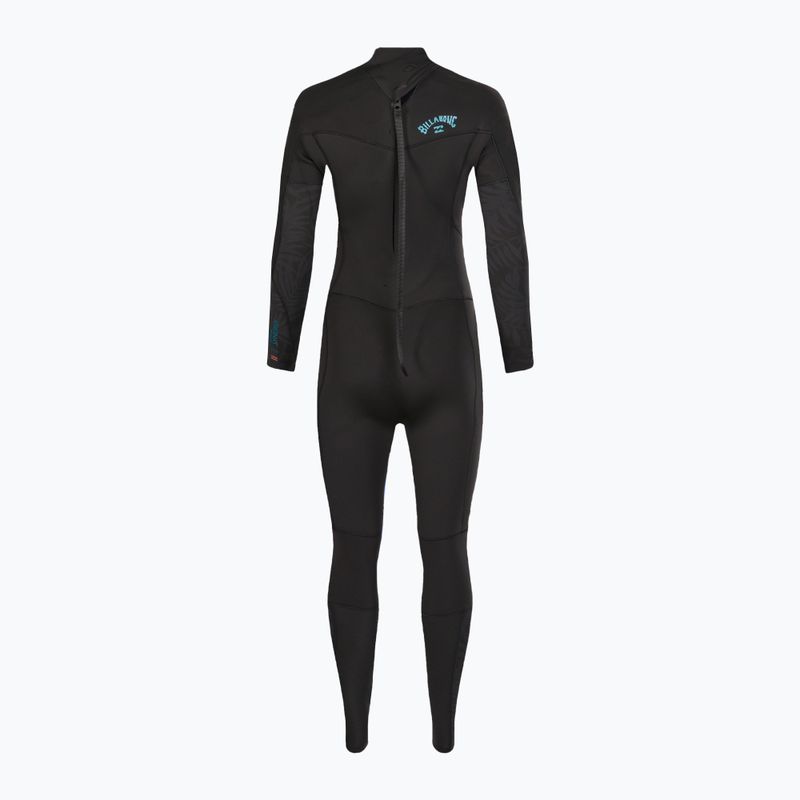 Billabong 4/3 Synergy BZ Full black palms moteriškas hidrokostiumas 3