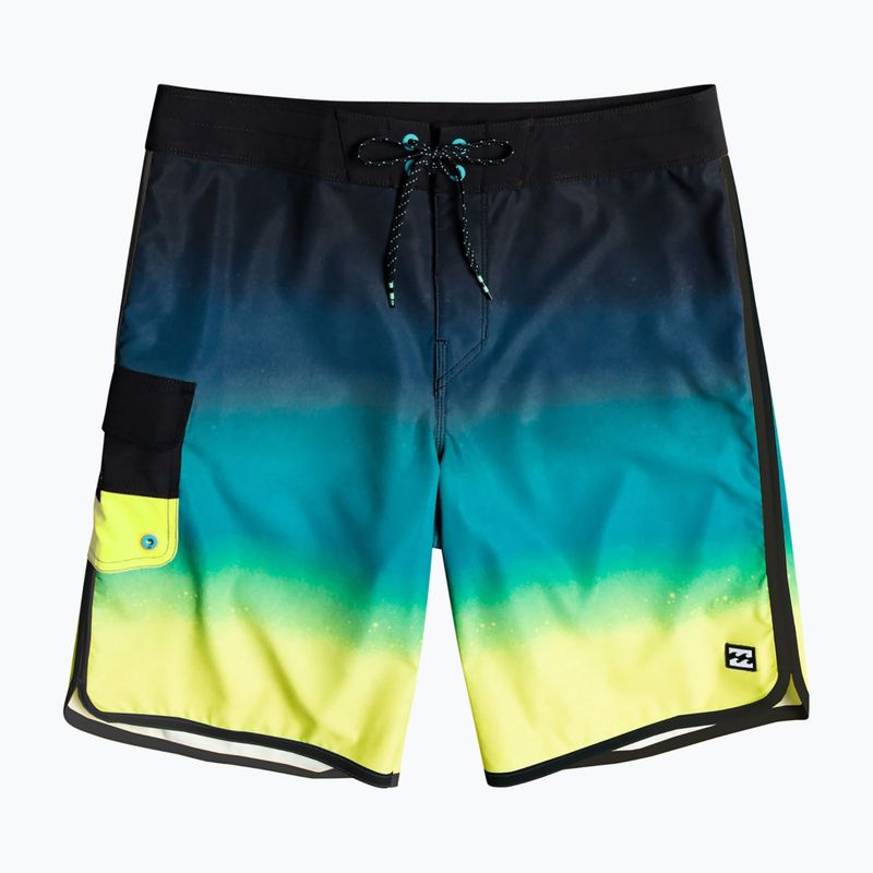 Vyriški Billabong 73 Fade Pro maudymosi šortai juodi