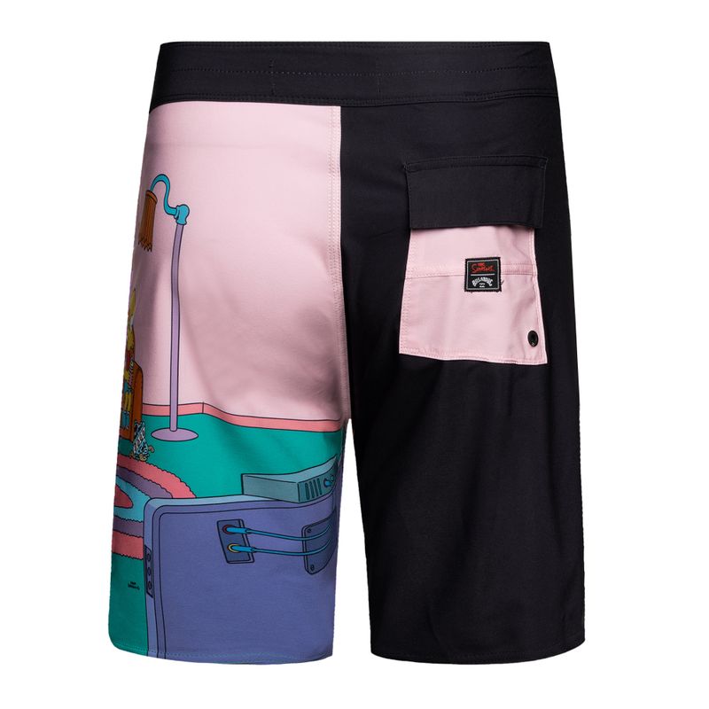 Vyriški Billabong Simpsons Family Couch maudymosi šortai juodi 6