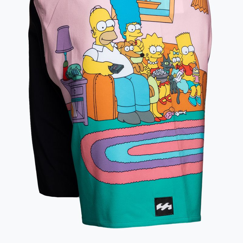Vyriški Billabong Simpsons Family Couch maudymosi šortai juodi 7