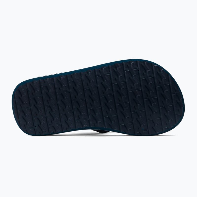 Billabong All Day Theme B teal vaikiškos šlepetės 4