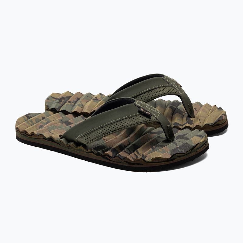 Vyriškos Billabong Dunes Impact Texture camo šlepetės 5