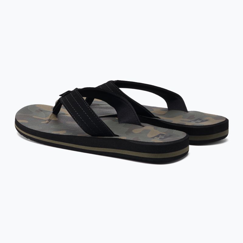 Vyriškos Billabong All Day Theme camo šlepetės 3
