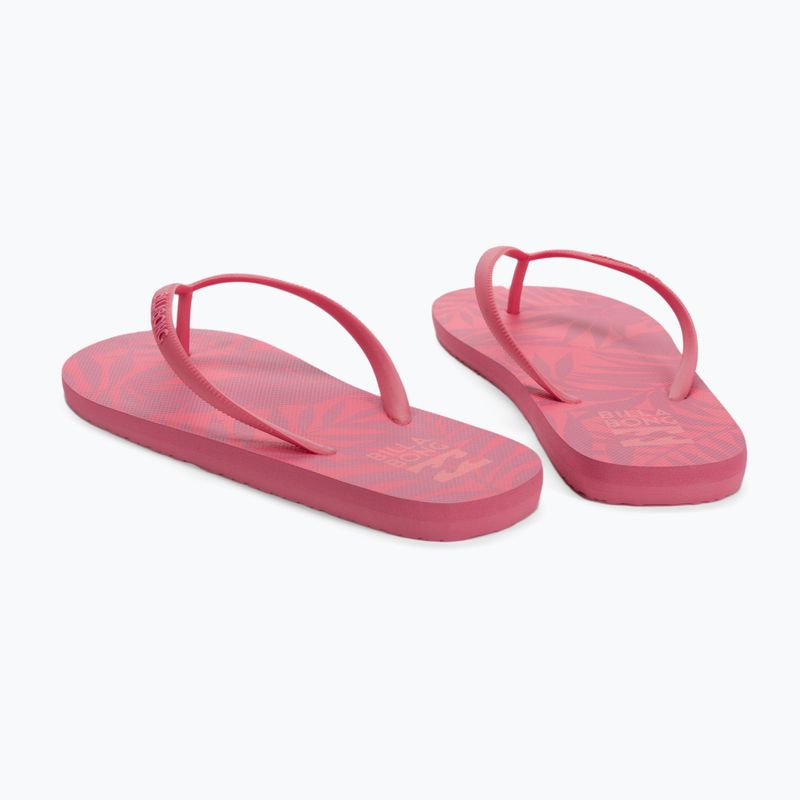 Moteriškos Billabong Dama pink sunset šlepetės 3