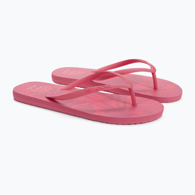 Moteriškos Billabong Dama pink sunset šlepetės 5
