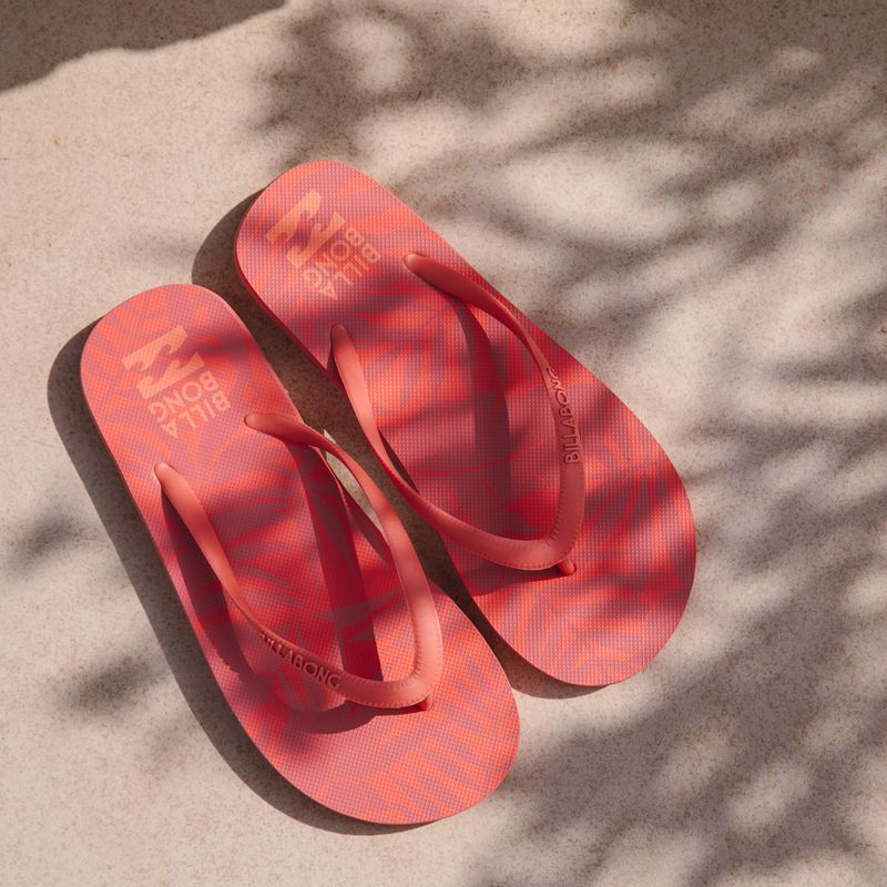 Moteriškos Billabong Dama pink sunset šlepetės 8