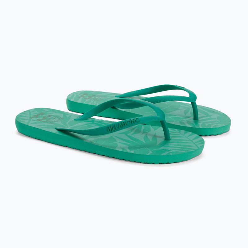 Moteriškos Billabong Dama tropical green šlepetės 5