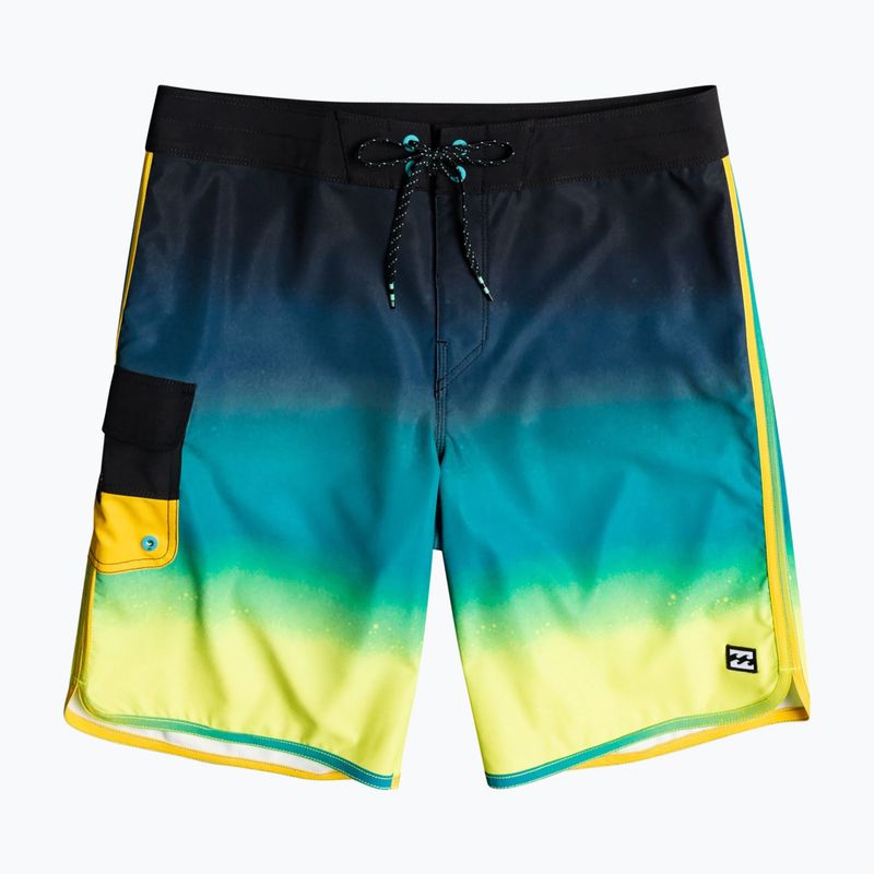 Billabong 73 Fade Pro vaikiški maudymosi šortai juodi