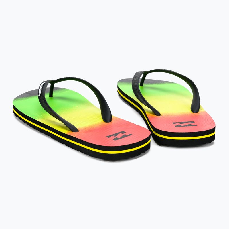 Vyriškos Billabong Tides Fade rasta šlepetės 3