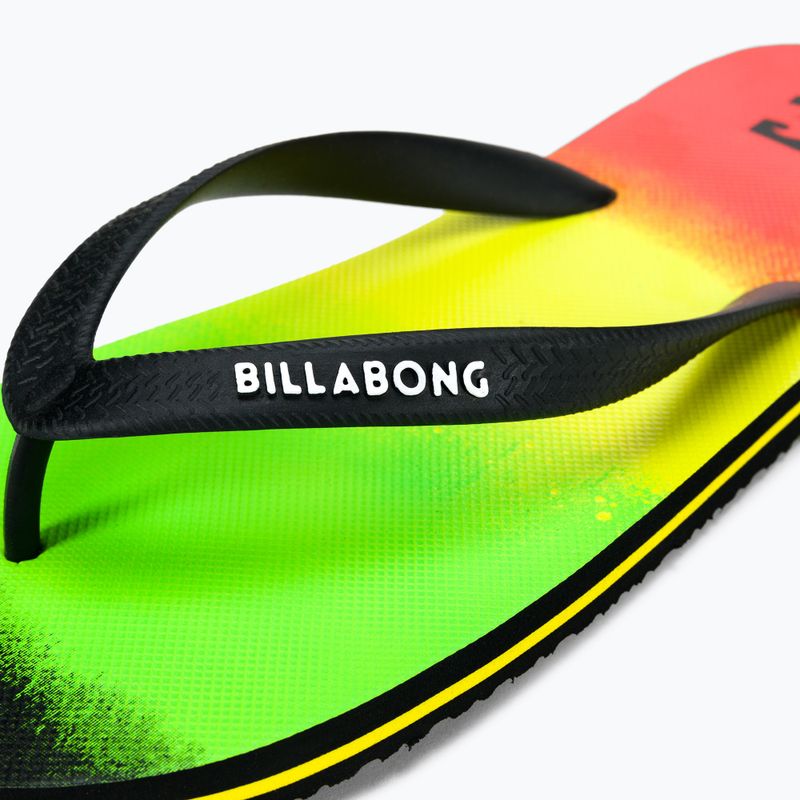 Vyriškos Billabong Tides Fade rasta šlepetės 7