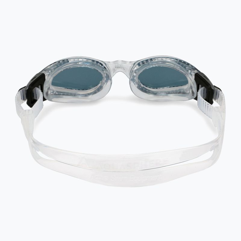 Aquasphere Kaiman Compact skaidrūs/dūminiai vaikiški plaukimo akiniai 9