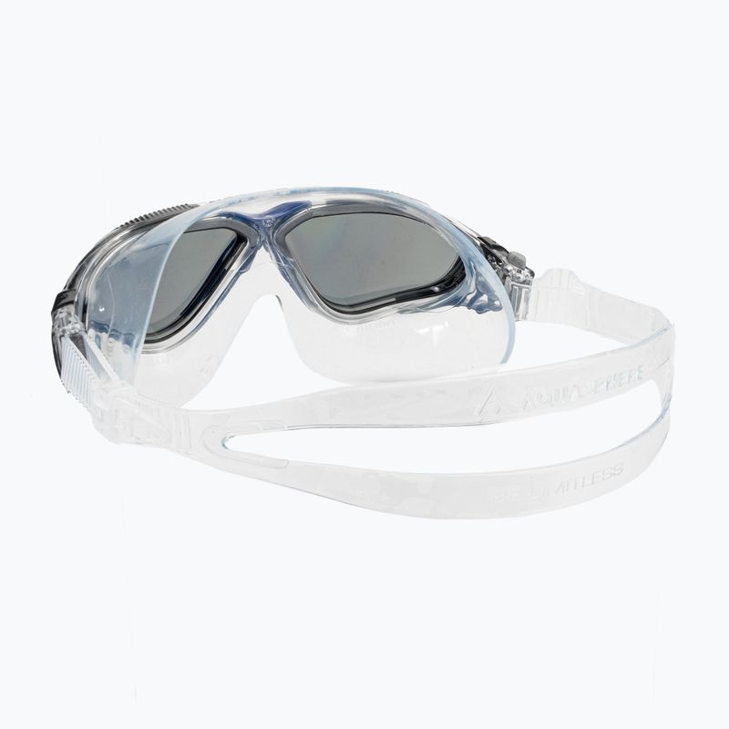 Aquasphere Vista skaidri/tamsiai pilka plaukimo kaukė MS5050012LD 4