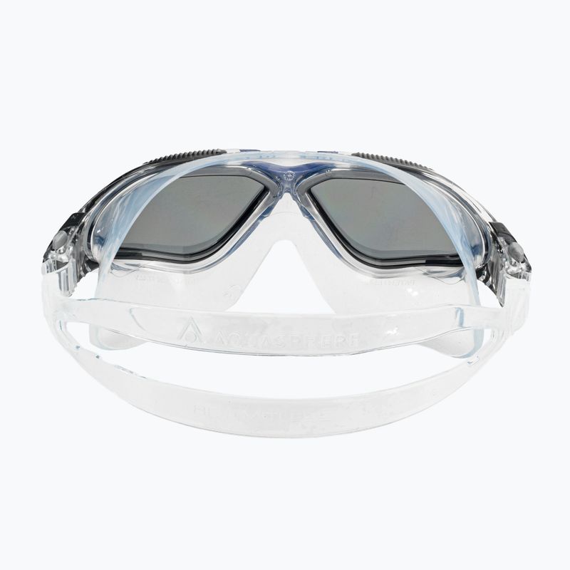 Aquasphere Vista skaidri/tamsiai pilka plaukimo kaukė MS5050012LD 5