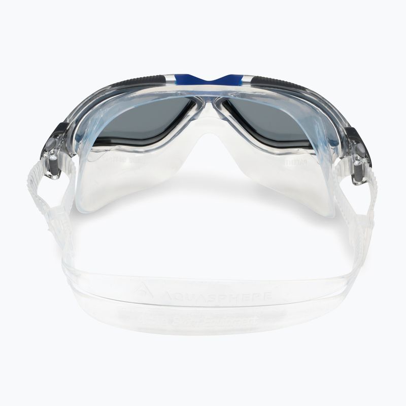 Aquasphere Vista skaidri/tamsiai pilka plaukimo kaukė MS5050012LD 9