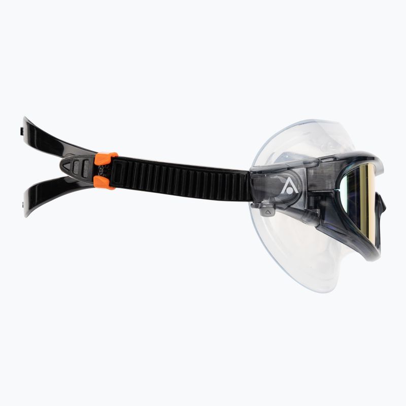 Aquasphere Vista Pro tamsiai pilka/juoda plaukimo kaukė MS5041201LMO 3