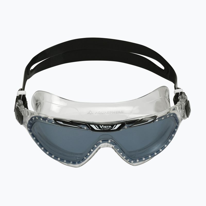 Aquasphere Vista Xp skaidri/juoda plaukimo kaukė MS5090001LD 7