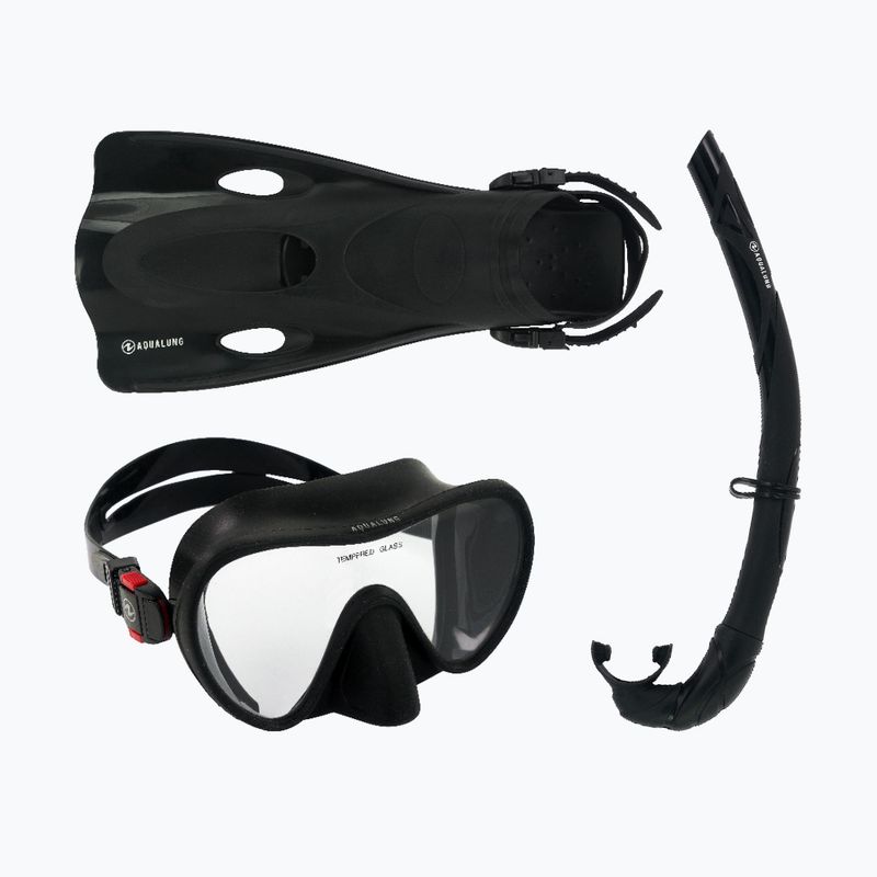 Aqualung Nabul nardymo rinkinys juoda/juoda 14