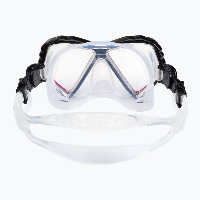 Aqualung Cub Combo skaidrus/rožinis vaikiškų šnervių rinkinys 6
