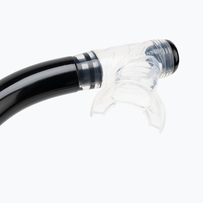 Aqualung Pike šnorkelis juodas/rožinis 3