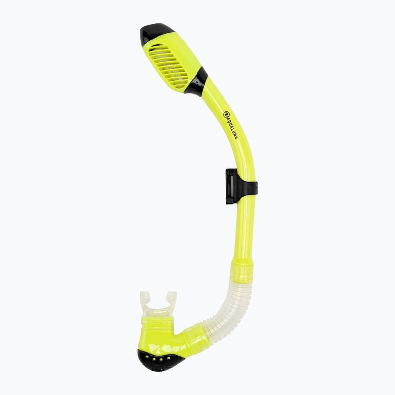 Aqualung Baffin vaikiškas snorkelis geltonos/juodos spalvos