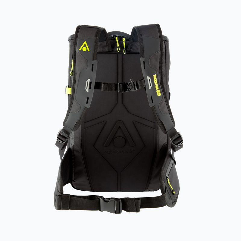 AquaSphere Transition 35 l juoda/šviesiai geltona kuprinė 8