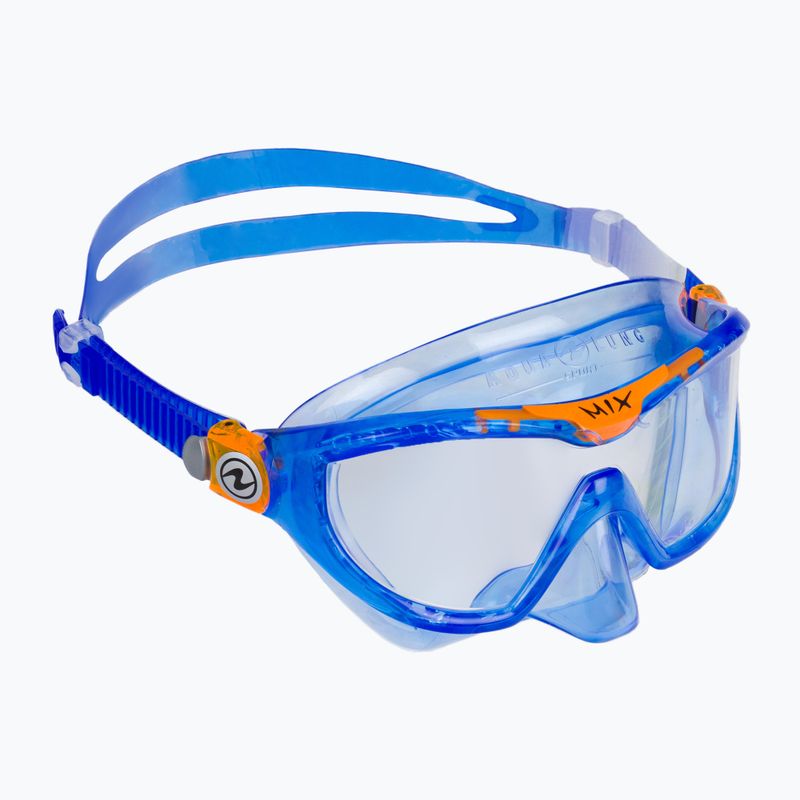 Aqualung vaikiška nardymo kaukė Mix blue/orange