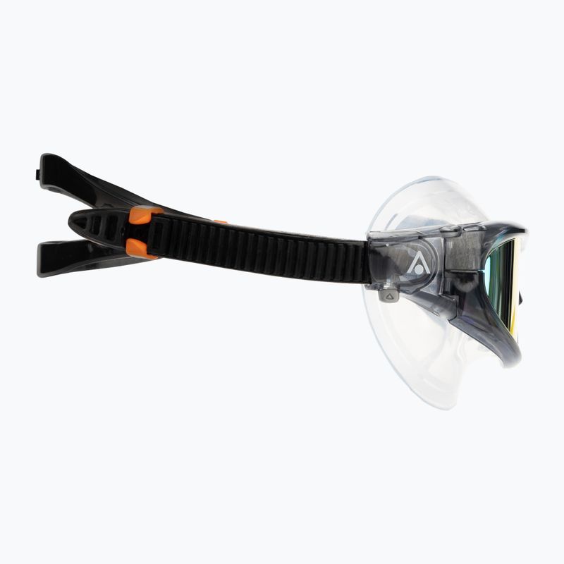 Aquasphere Vista Pro tamsiai pilka/juoda plaukimo kaukė MS5591201LMO 3