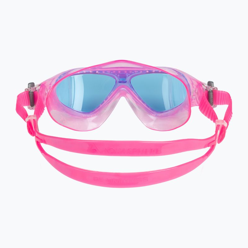 Aquasphere Vista vaikiška plaukimo kaukė rožinė/balta/mėlyna MS5630209LB 5
