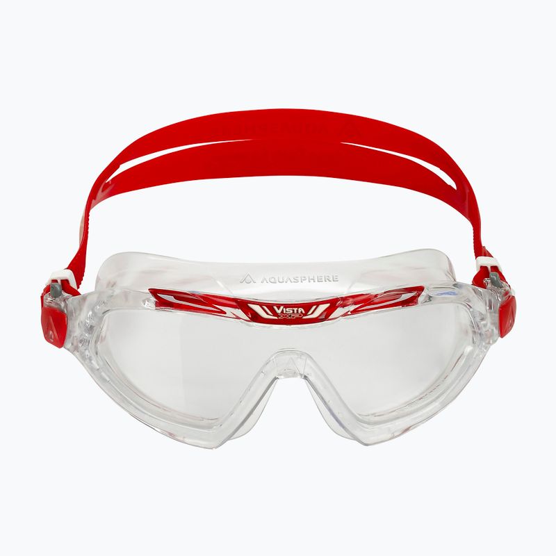 Plaukimo kaukė Aquasphere Vista XP transparent/red 3