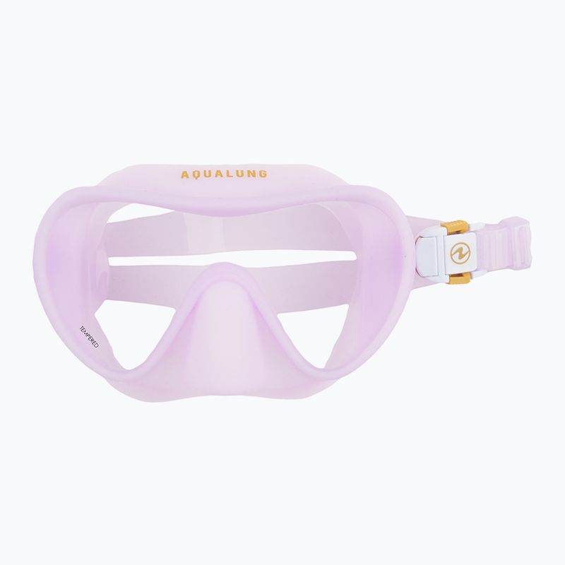 Paviršinio nardymo rinkinys Aqualung Combo Nabul kaukė + vamzdelis red/white 2