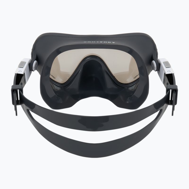 Paviršinio nardymo rinkinys Aqualung Combo Nabul kaukė + vamzdelis silver/mirror 5